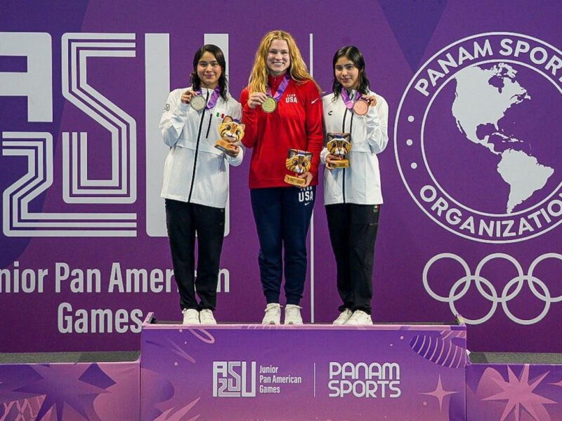 Las gemelas Mía y Lía Cueva ganan plata y bronce en clavados de los II Juegos Panamericanos Junior 2025