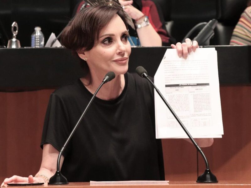 Lilly Téllez acusa a Sheinbaum de fomentar un narcoestado en México