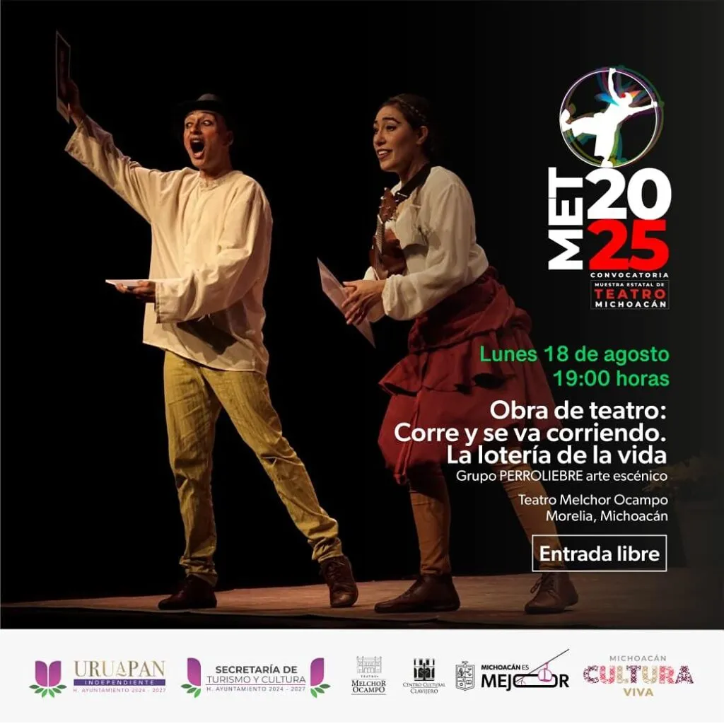 Llega la muestra estatal de teatro a Morelia y Uruapan; Aquí las fechas