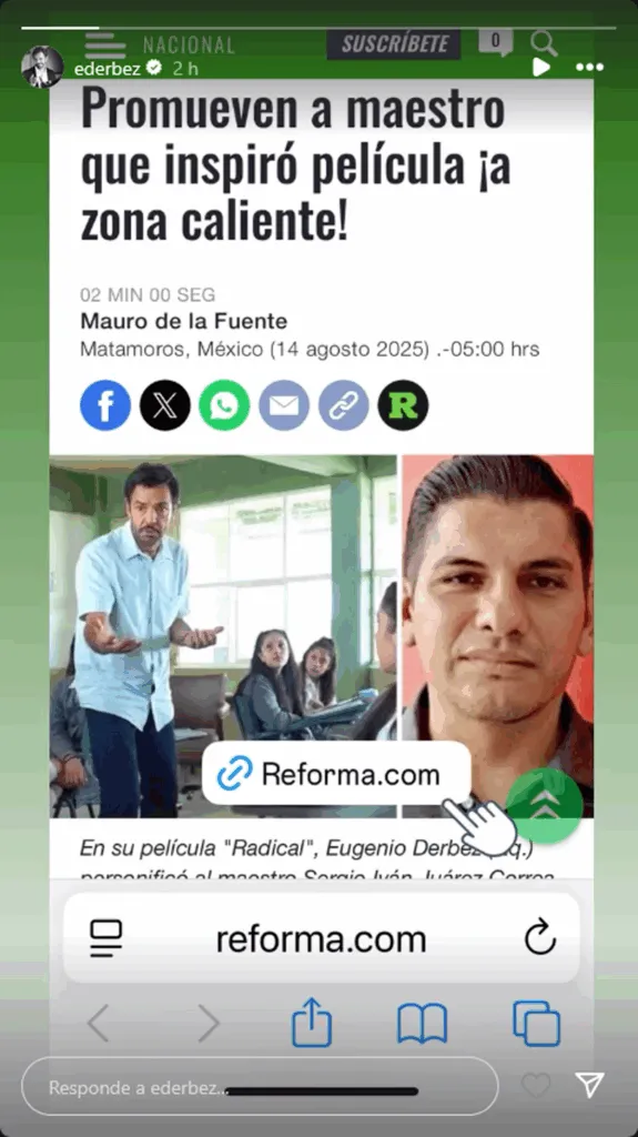 maestro Sergio Juárez que inspiró cinta de Eugenio Derbez es asignado como director en zona de alto riesgo-2
