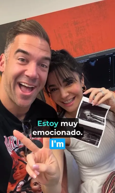 Martha Higareda y Lewis Howes comparten la emoción de su primer ultrasonido