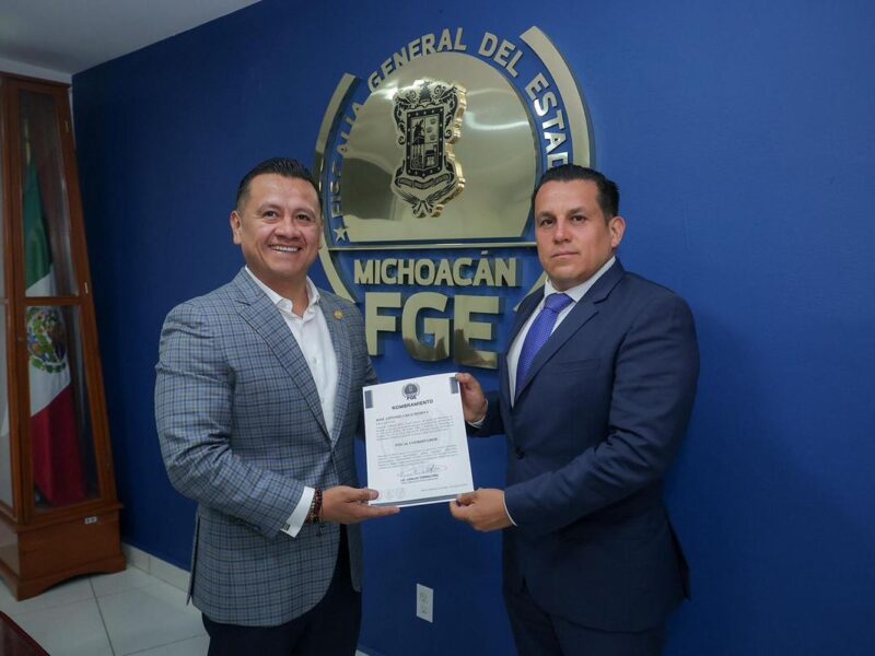 Nombra Torres Piña a José Antonio Cruz como nuevo Fiscal Coordinador de la FGE
