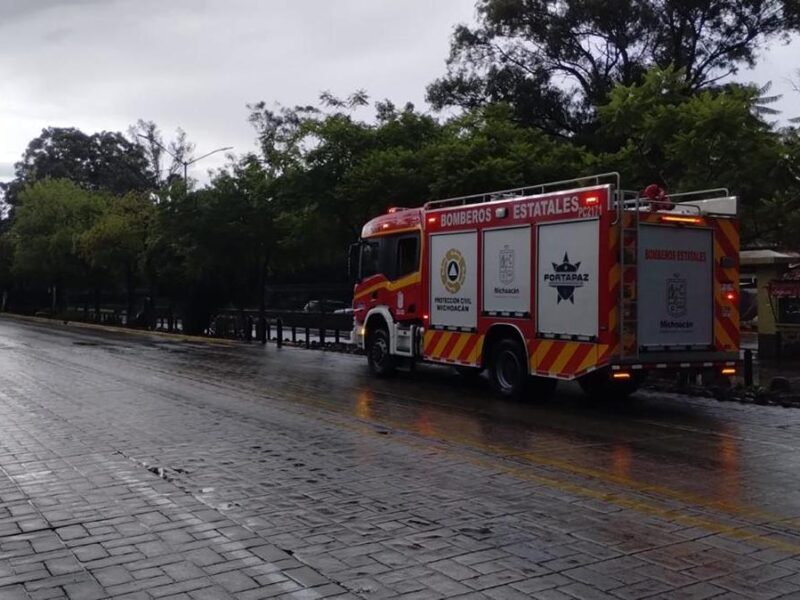 Operativo de prevención por desfogue de Cointzio