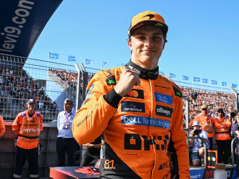 Piastri se lleva la pole en Zandvoort en cerrada lucha con Norris