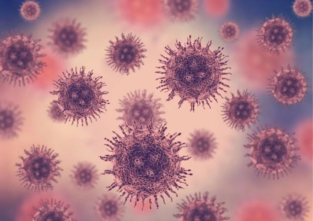 Representación de uso de bacterias para producir virus