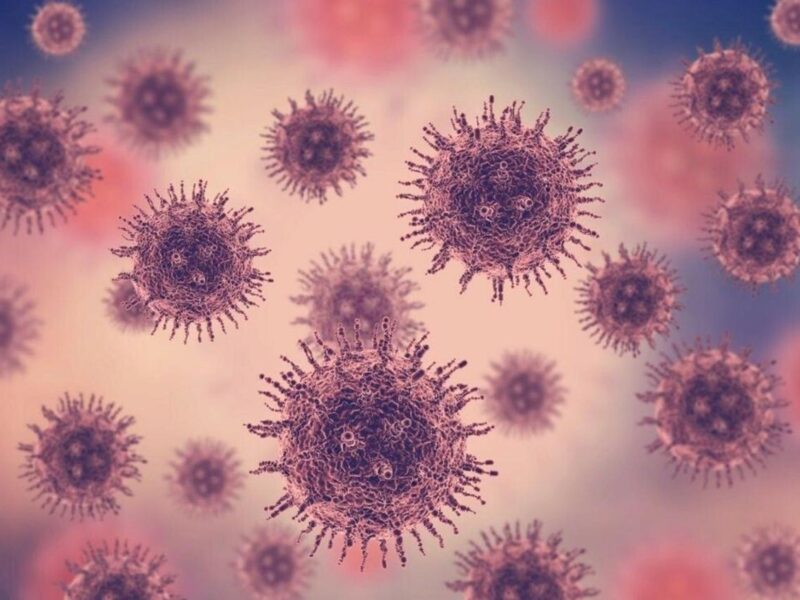 Representación de uso de bacterias para producir virus