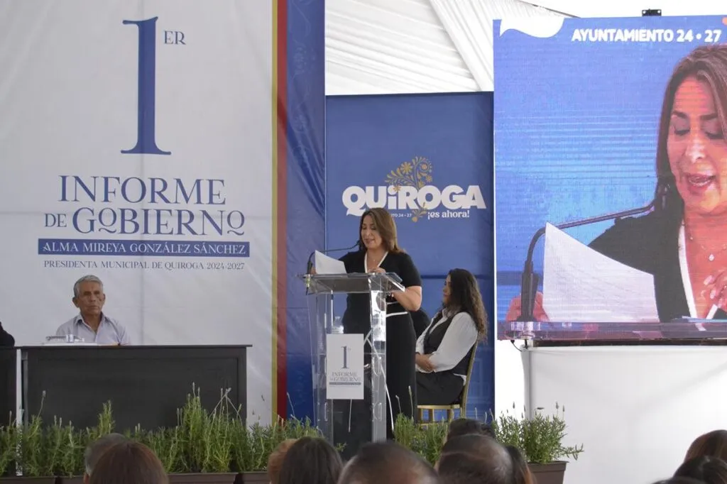 Rinde Alma Mireya González Sánchez su Primer Informe de Gobierno