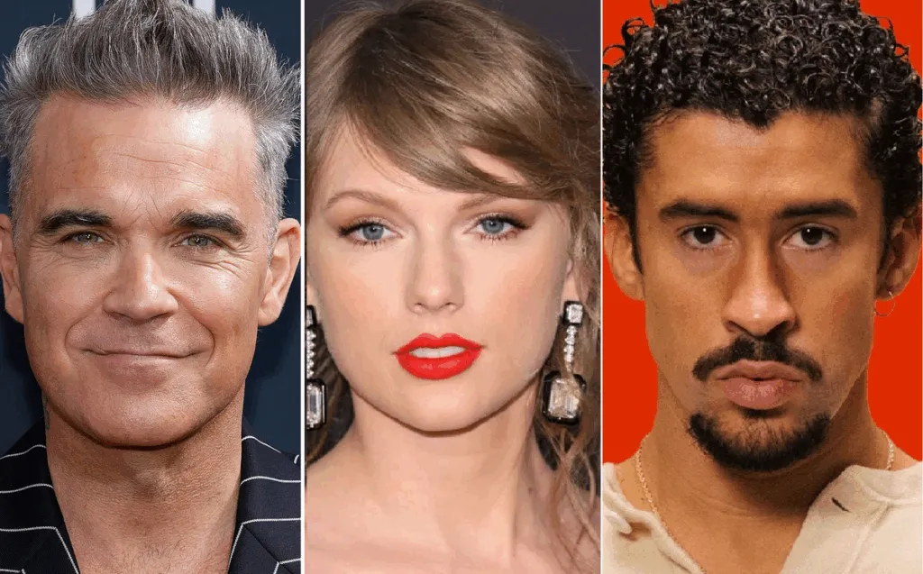 Robbie Williams, Taylor Swift o Bad Bunny: favoritos para el Medio Tiempo del Super Bowl 2026
