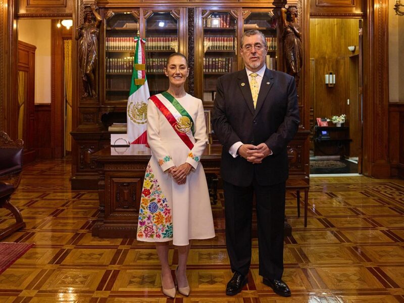 Sheinbaum confirma que la próxima semana se reunirá con el presidente de Guatemala, Bernardo Arévalo