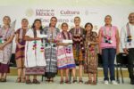 Sheinbaum presenta crédito Apoyarte para mujeres indígenas