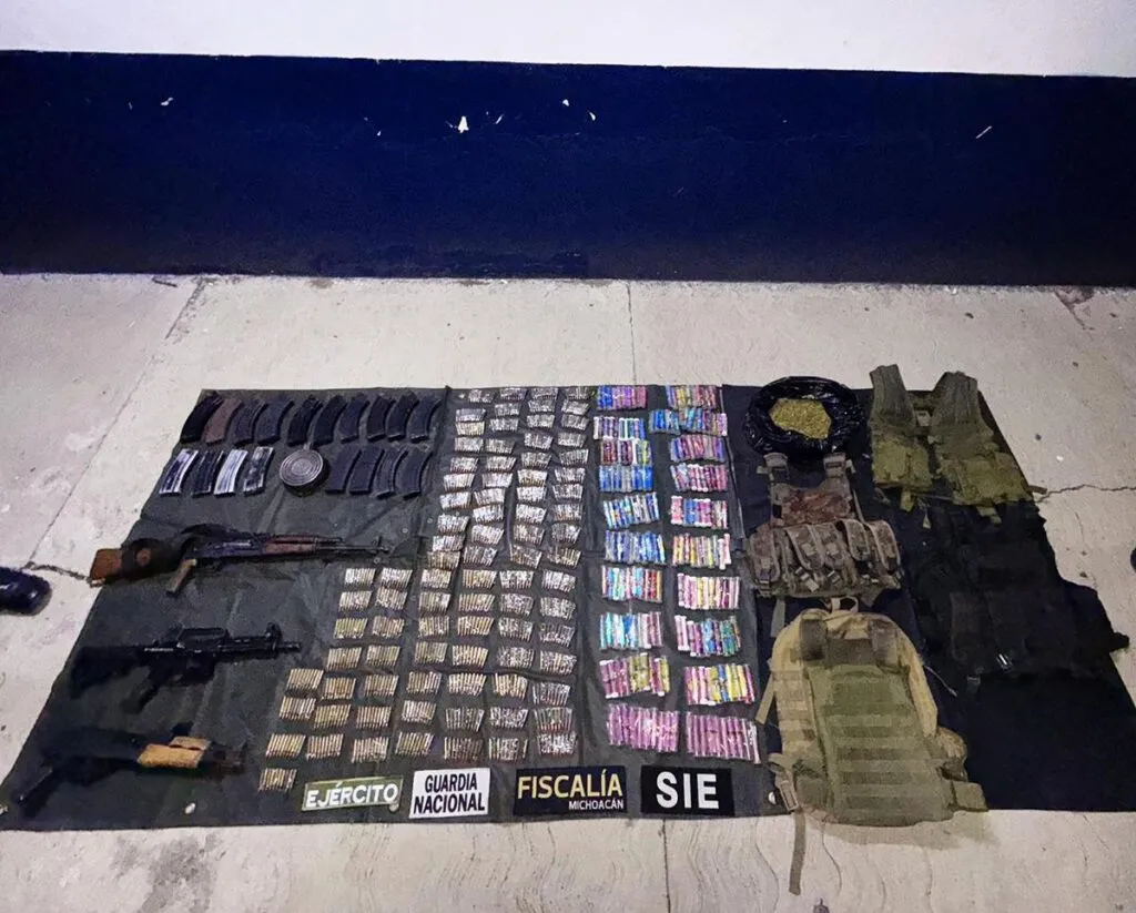 SSP asegura armamento y droga en Buenavista-1