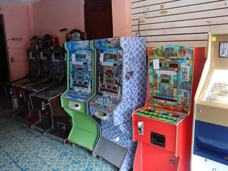 Suman cerca de 3 mil máquinas tragamonedas decomisadas en Michoacán: SSP