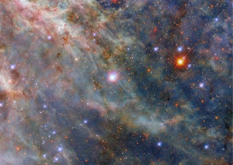 Tarántula cósmica captada por el telescopio Hubble