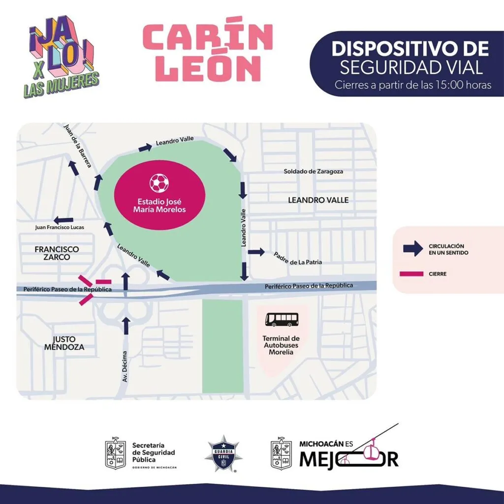Te decimos cómo llegar al concierto de Carín León en el Estadio Morelos-1