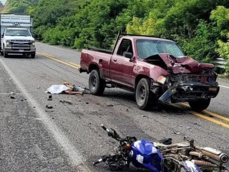 Un fallecido y otros lesionados en accidente ocurrido en la Lázaro Cárdenas - Manzanillo