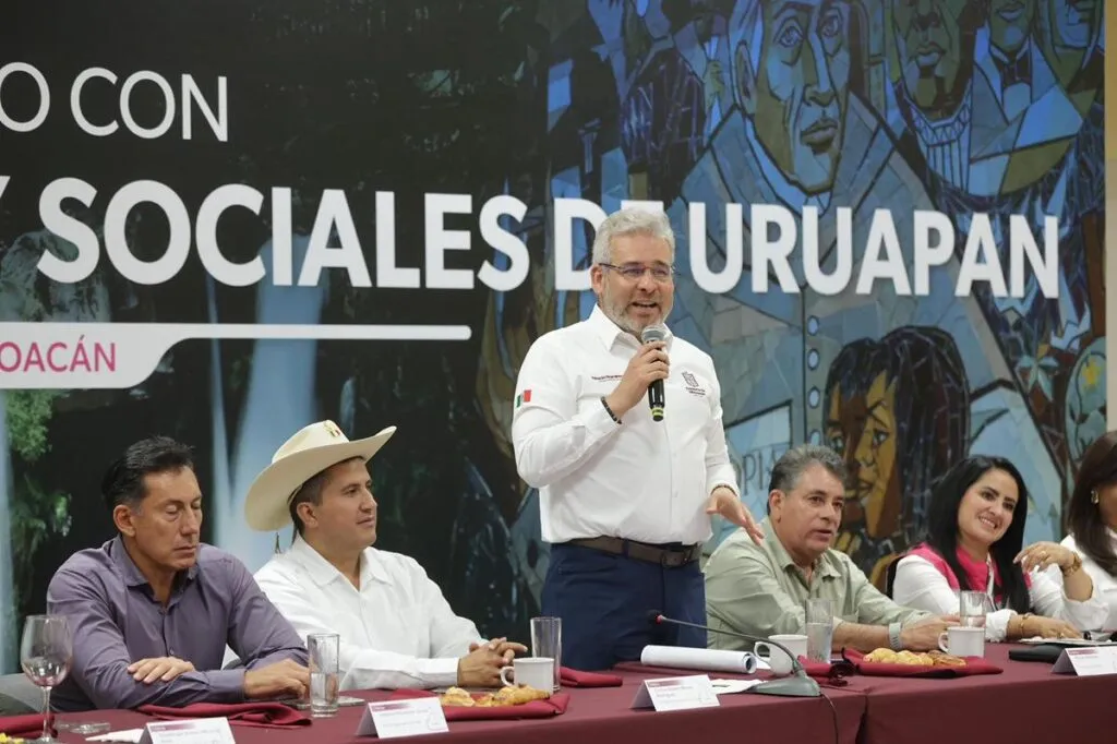 Uruapan avanza con obras de infraestructura y seguridad asegura Bedolla 1