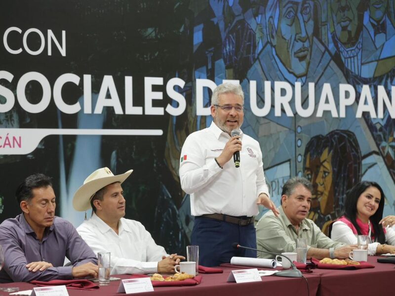 Uruapan avanza con obras de infraestructura y seguridad asegura Bedolla 1