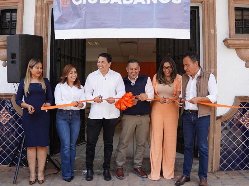 Víctor Manríquez inaugura Casa Naranja en Jacona
