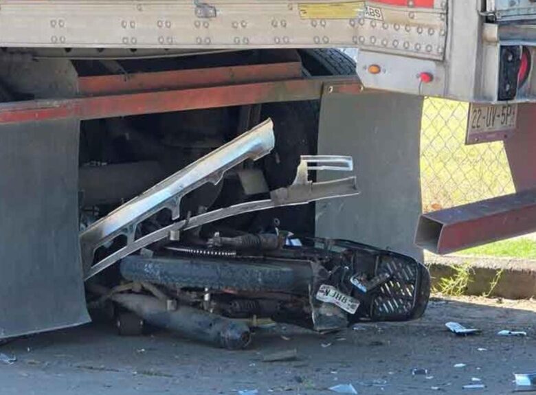 Accidente de motocicleta en Zamora