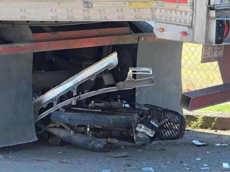 Accidente de motocicleta en Zamora