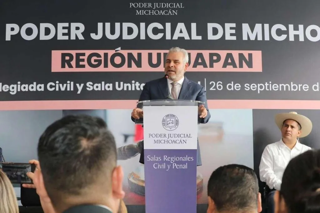 activan nuevas salas regionales judiciales en Uruapan, Michoacán