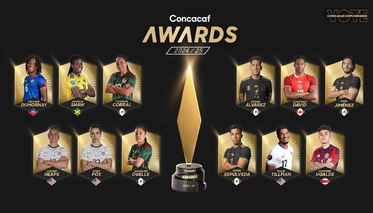Ángel Sepúlveda, destacado en Cruz Azul, es nominado a Mejor Jugador de la Concacaf 2024-2025.