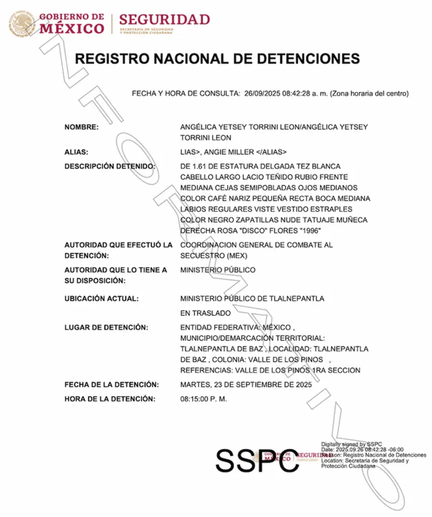 Angie Miller, detenida en México y vinculada al asesinato de B-King y Regio Clown