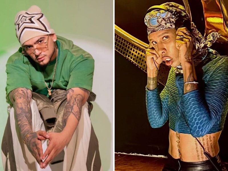 Artistas colombianos B King y DJ Regio Clown