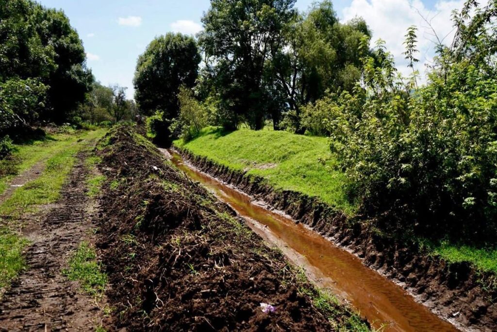 Avanza la obra del canal que beneficiará a Naranja de Tapia y Tiríndaro: Mónica Valdez-1