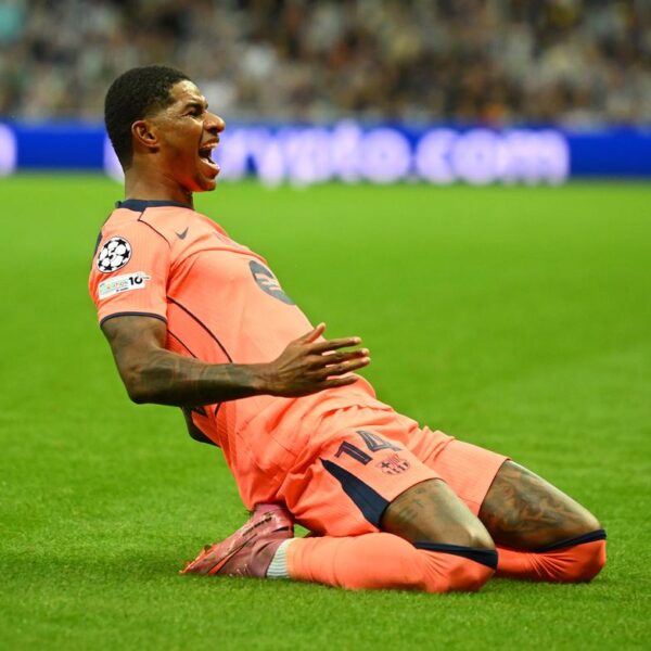 Barcelona con gran noche del debutante Rashford vencen al Newclastle