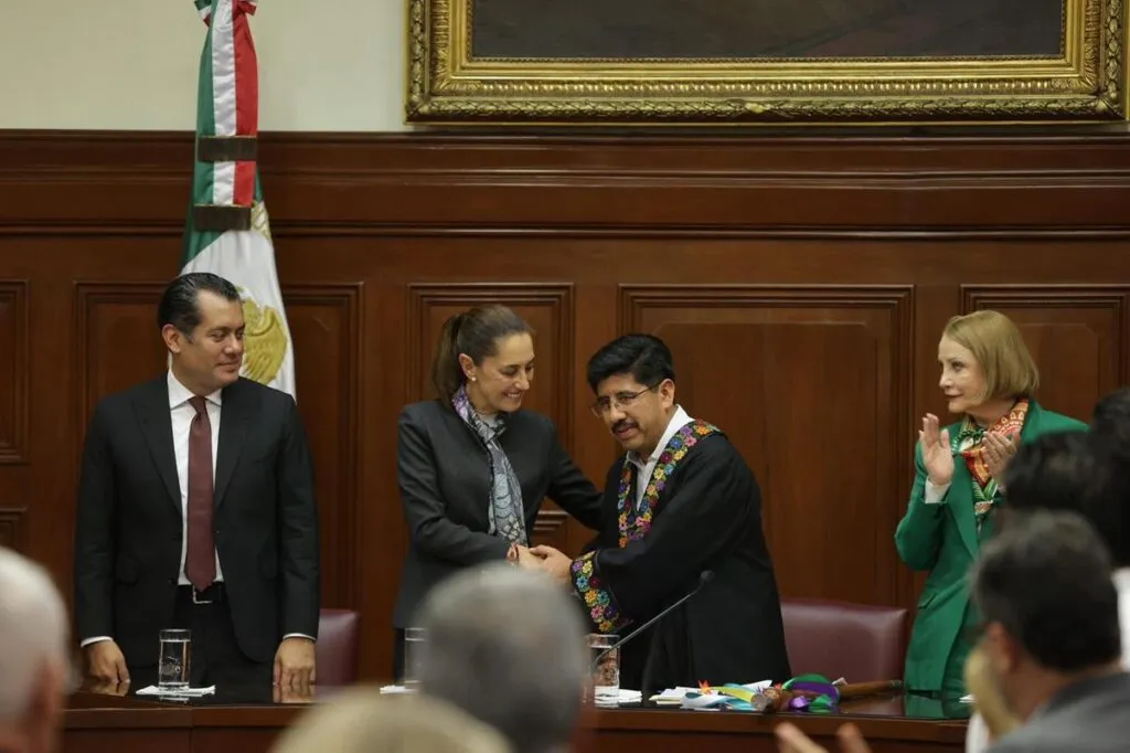 Bedolla celebró la renovación de la Suprema Corte de Justicia de la Nación (SCJN)