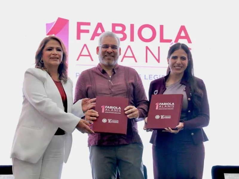 Bedolla respalda a Fabiola Alanís rumbo posible candidatura a la gubernatura en 2027
