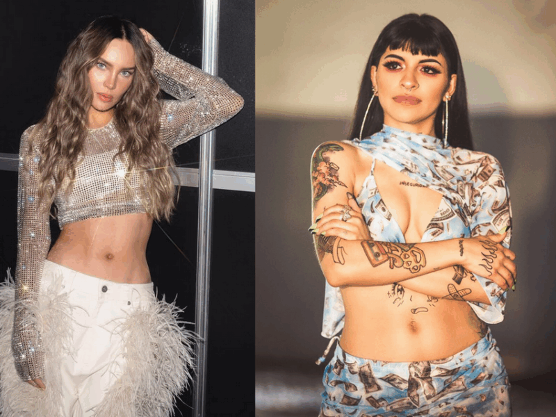 Belinda y Cazzu alistan colaboración musical… ¿Será un dueto con mensaje para Nodal?