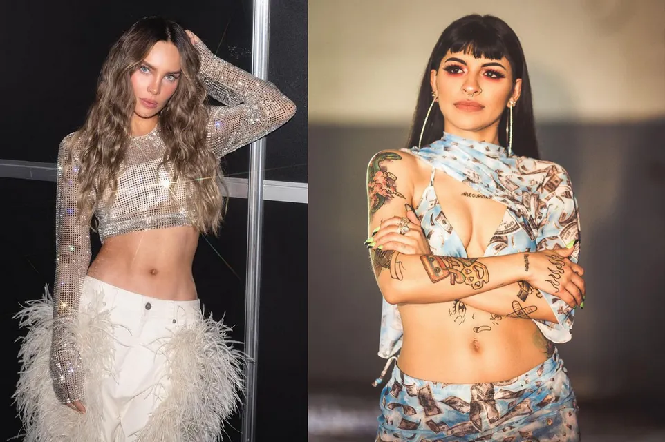 Belinda y Cazzu alistan colaboración musical… ¿Será un dueto con mensaje para Nodal?