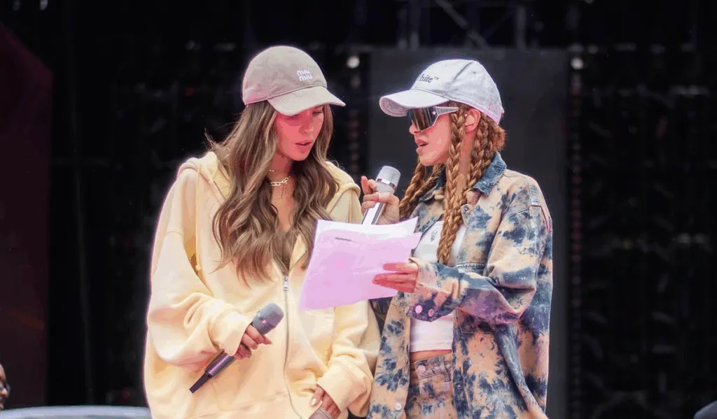 Belinda y Shakira dueto musical Día de enero en Ciudad de México 2025 1