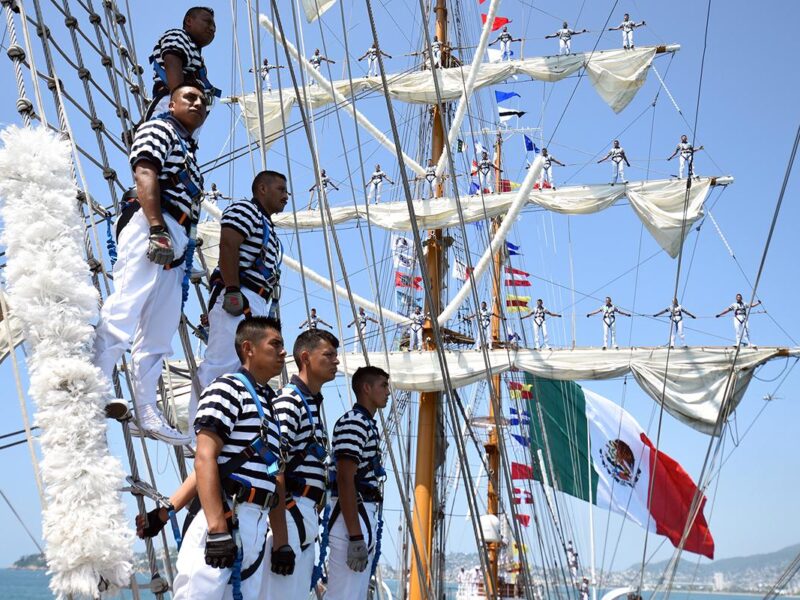 Buque Escuela Cuauhtémoc listo para zarpar