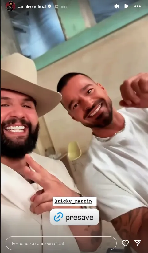 Carín León se une a Ricky Martin en una colaboración histórica: “Lo emocionado que estoy”-2