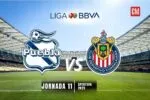 Chivas busca encender la Liga MX ante Puebla en duelo de la Jornada 11 en el Cuauhtémoc