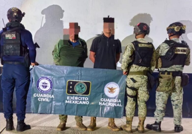 Detienen dos hombres armados en Apatzingán, Guardia Civil y Ejército, violencia en Michoacán,