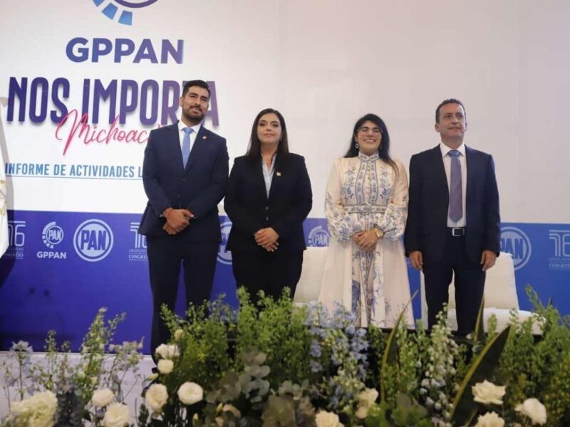 Diputados del PAN rinden su Primer Informe comprometidos con las familias en Michoacán
