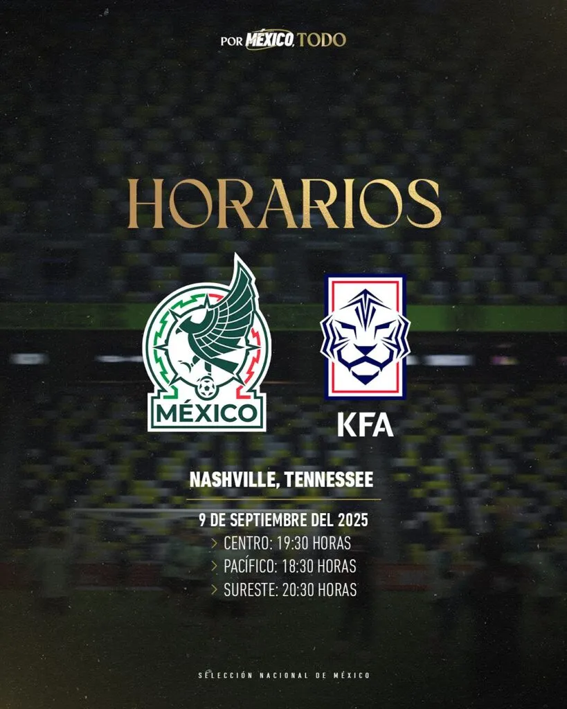 dónde ver el México vs. Corea del Sur en vivo