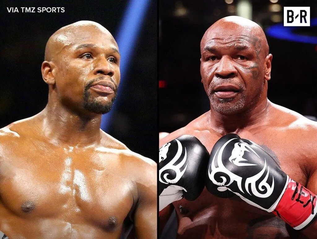 Dos leyendas del boxeo frente a frente: Floyd Mayweather Jr. vs Mike Tyson