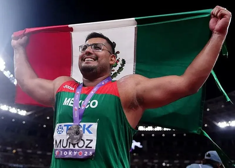 El mexicano Uziel Muñoz es subcampeonato mundial en lanzamiento de bala-1