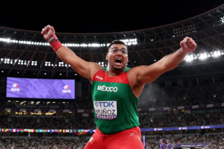 El mexicano Uziel Muñoz es subcampeonato mundial en lanzamiento de bala