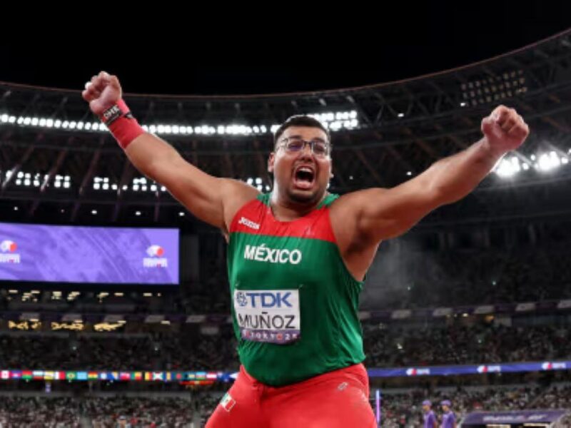 El mexicano Uziel Muñoz es subcampeonato mundial en lanzamiento de bala
