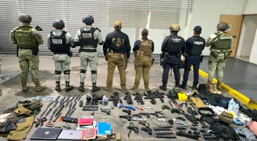 En Vista Hermosa, 38 detenidos en portación de un arma y 19 réplicas de armas de fuego: SSP