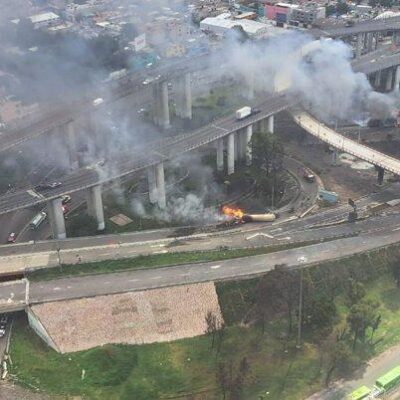 Explosión de pipa en Puente de la Concordia deja 18 heridos