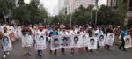 Se reúnen familias de los estudiantes de Ayotzinapa con Sheinbaum en Palacio Nacional