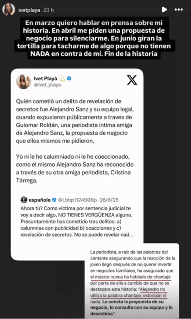 Fan de Alejandro Sanz lanza nueva acusación contra el cantante: “Pretendía utilizarme como objeto sexual”-3