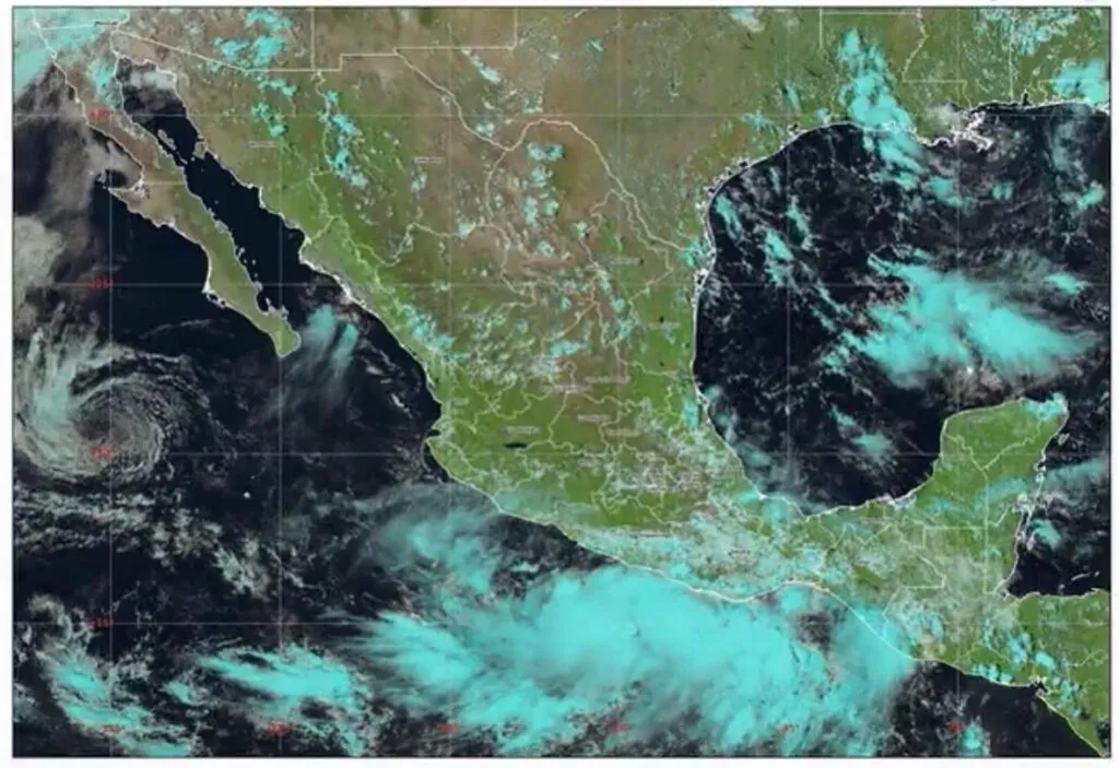 Gabrielle se convierte en huracán categoría 1 y Narda se fortalece